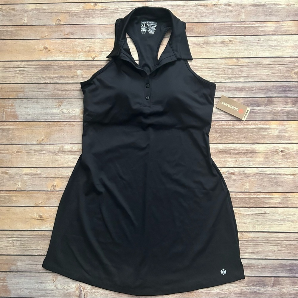 Lightbare Black Tank Dress LBD  | Size XL